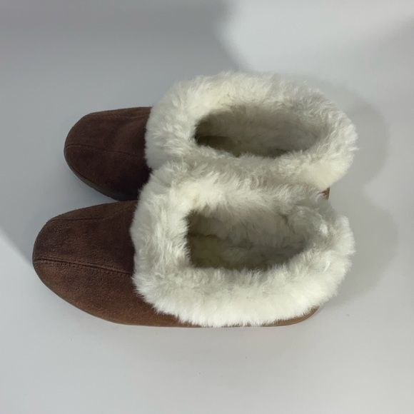 Red Wing SheepSkin Fleece Lined Cowhide Suede Leather Slippers Size L8; NICE!! - Picture 5 of 15